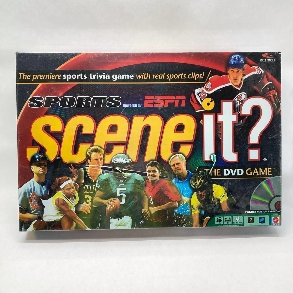 SCENE it? SPORTS Powered by ESPN The DVD Game Premium Sports Trivia New Sealed